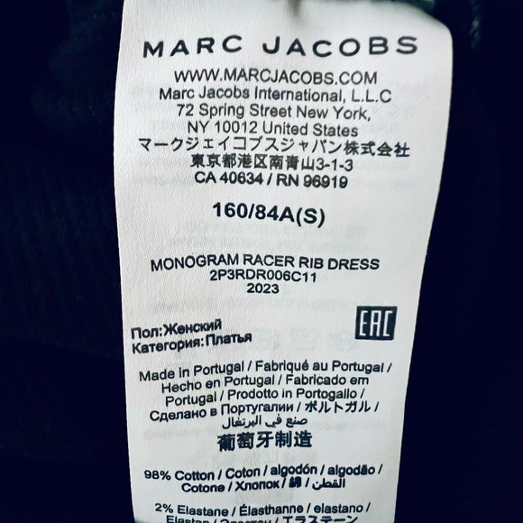 Marc Jacobs Monogram Racer Rib Dress - Picture 12 of 14